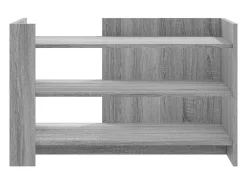 Mesa de centro de madera de ingeniería gris Sonoma 80x50x50 cm