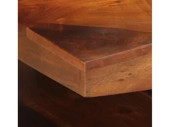 Mesa de centro de madera maciza 90x60x30 cm acacia