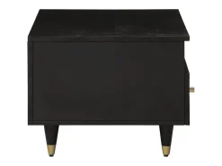 Mesa de centro de madera maciza mango 80x54x40 cm