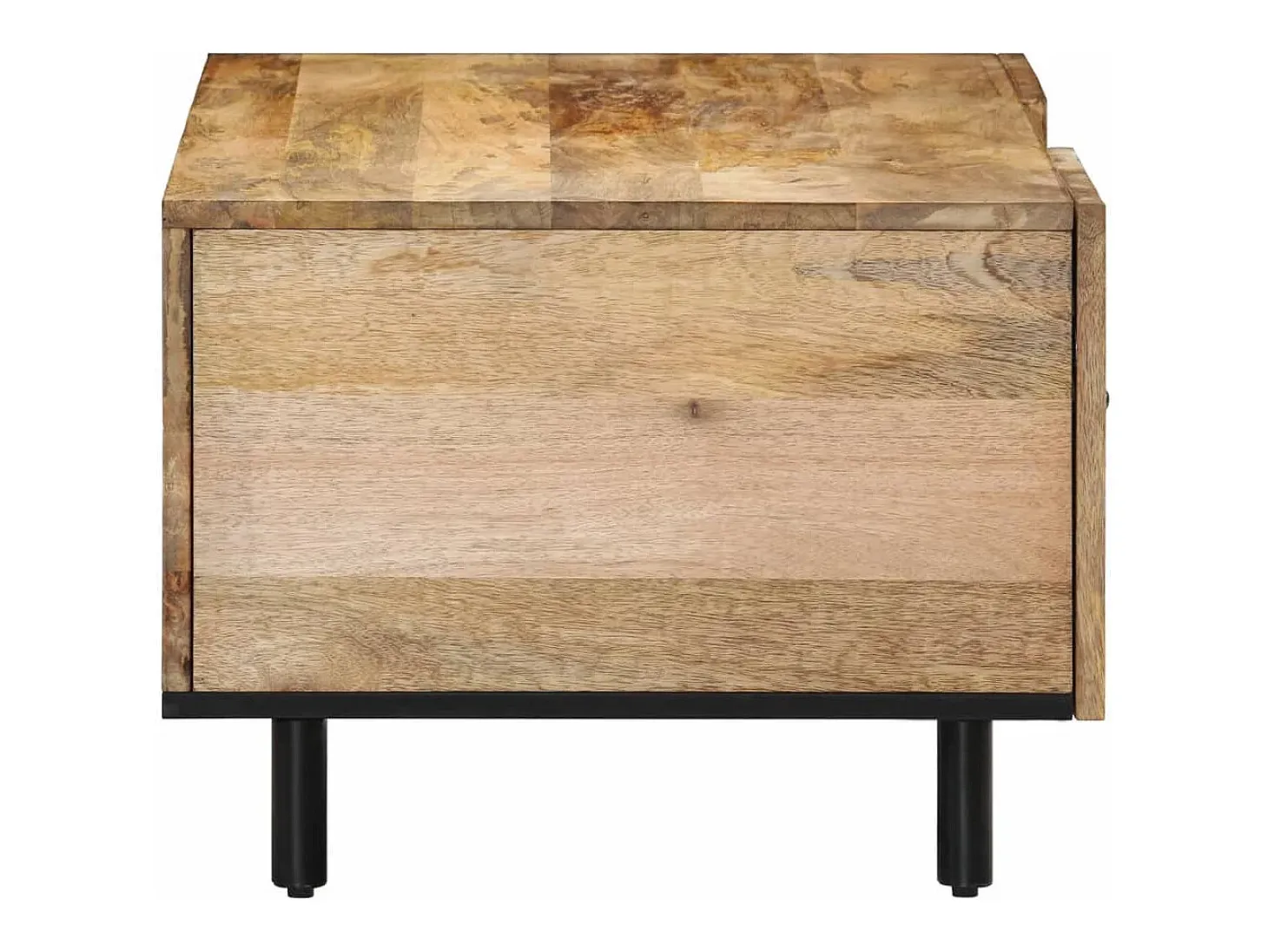 Mesa de centro de madera maciza mango 100x54x40 cm