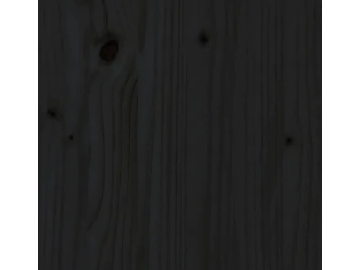 Mesa de centro de madera maciza de pino negro 110x50x40 cm