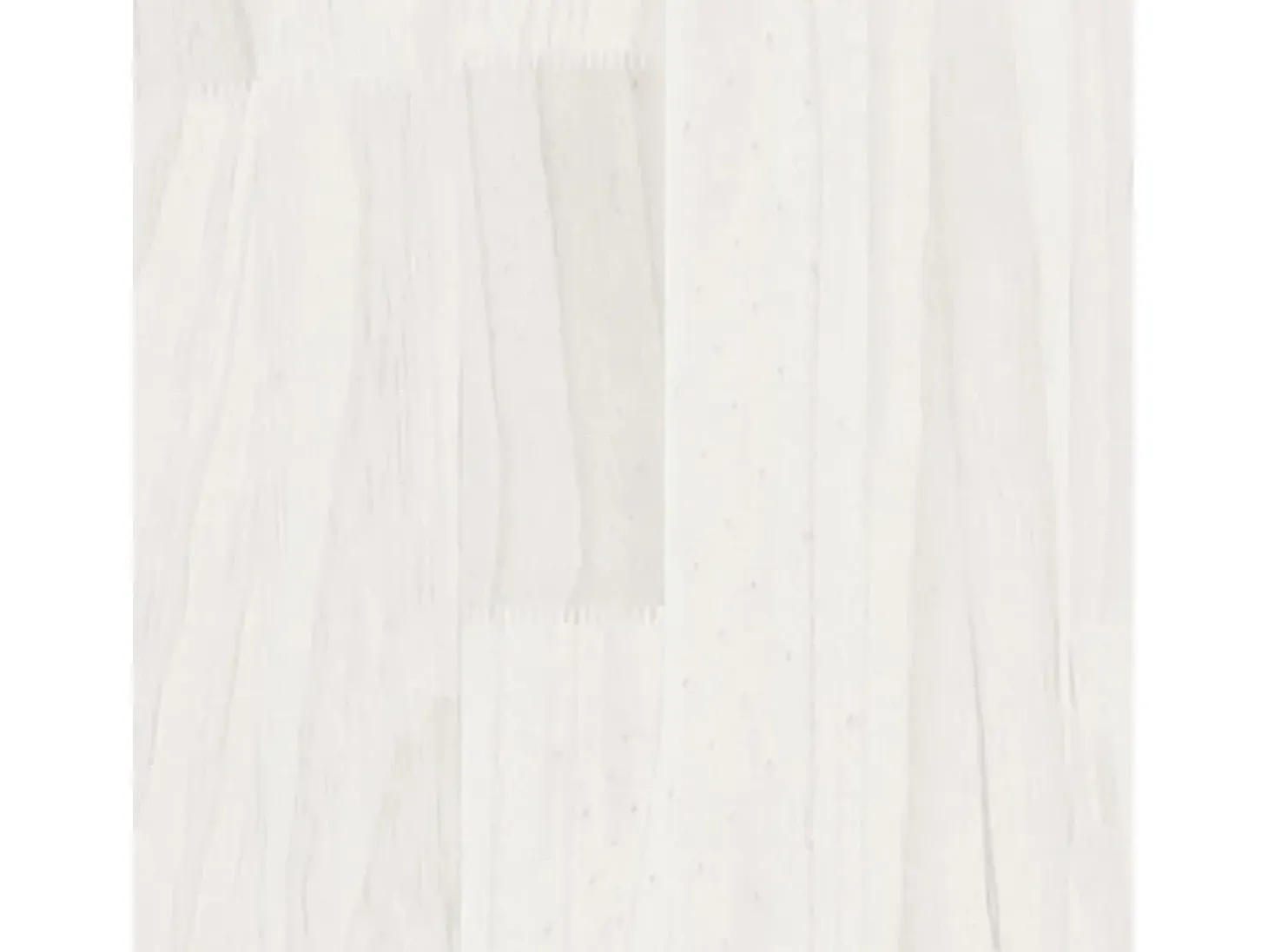 Mesa de centro de madera maciza de pino blanco 75x50x33,5 cm