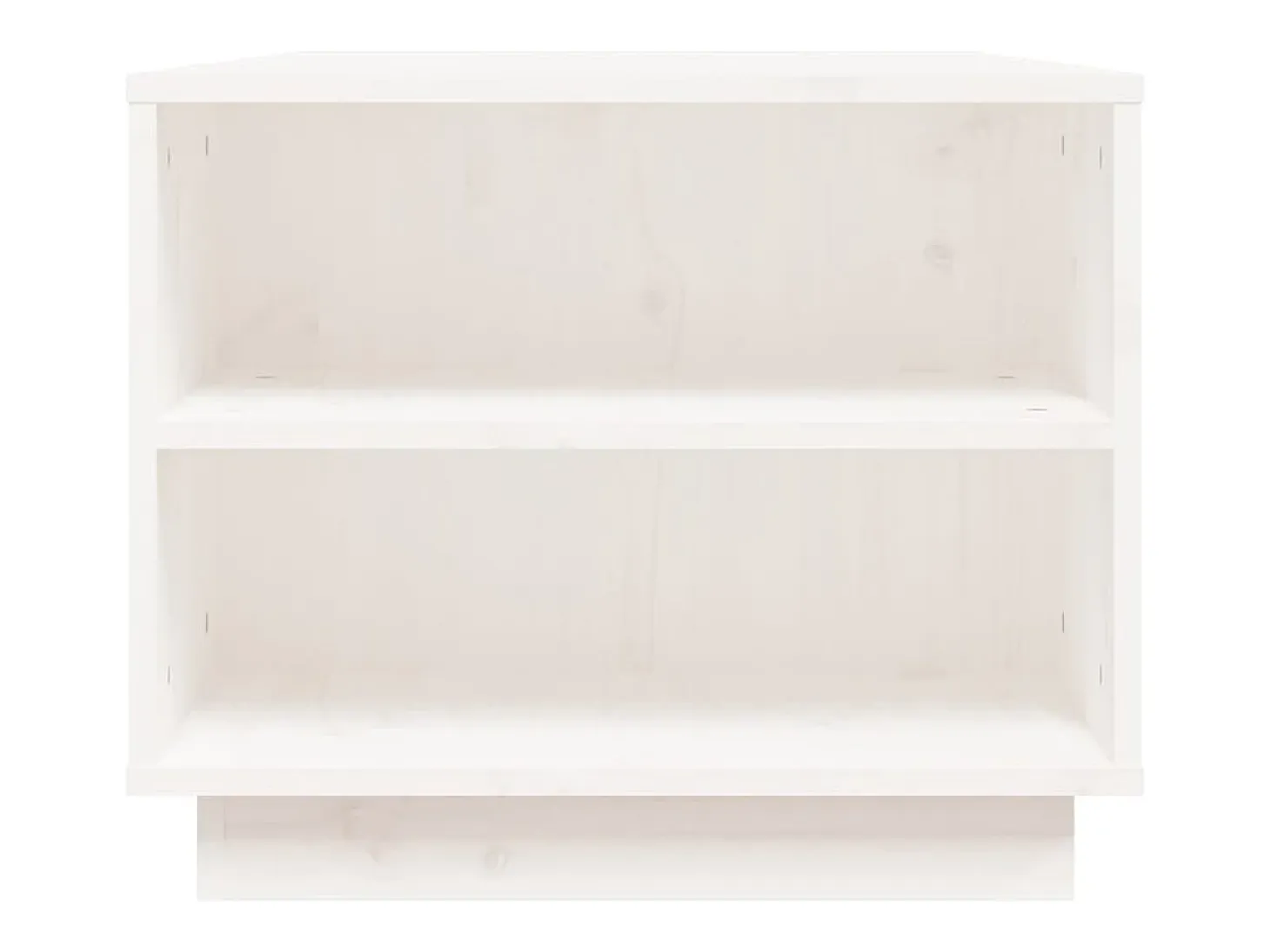 Mesa de centro de madera maciza de pino blanco 90x49x40,5 cm