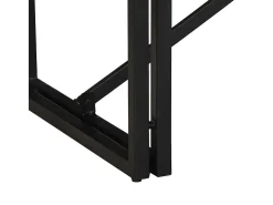 Mesa de centro de madera maciza de mango rugosa 100x50x35 cm