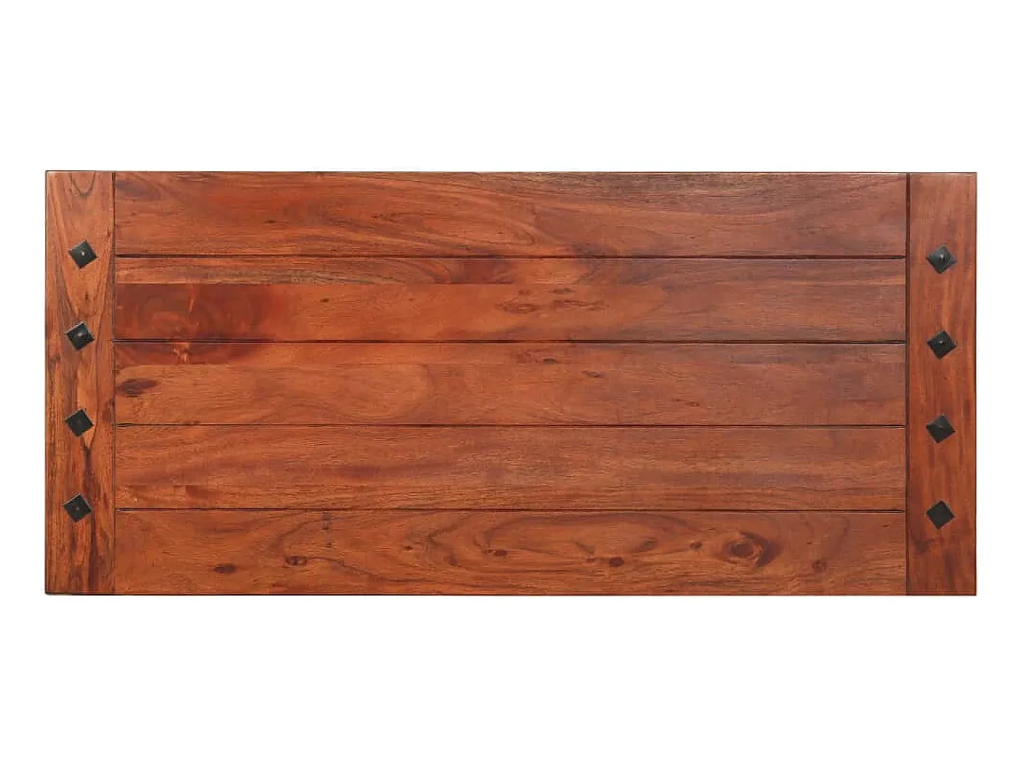 Mesa de centro de madera maciza de acacia 110x50x35 cm