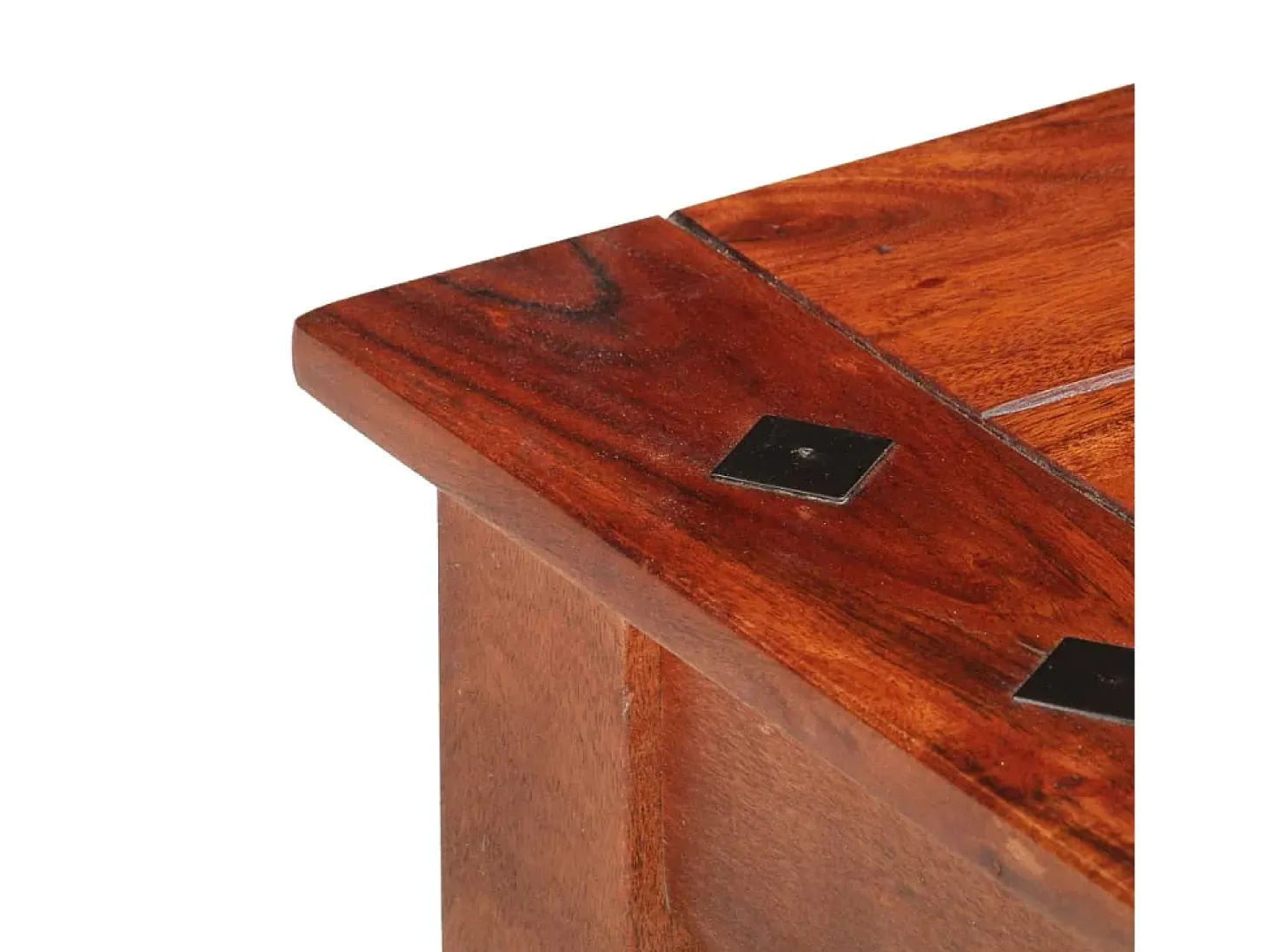 Mesa de centro de madera maciza de acacia 110x50x35 cm