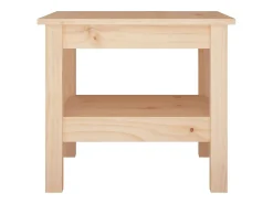 Mesa de centro de madera maciza de pino 45x45x40 cm