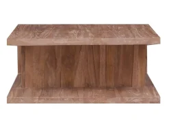 Mesa de centro de madera maciza de teca 170x70x30 cm ES13956