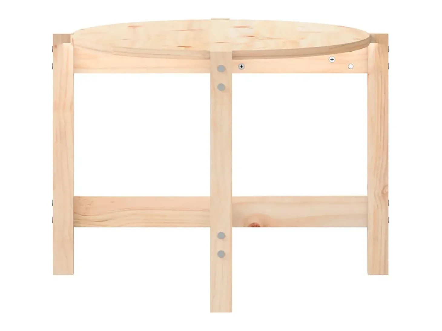Mesa de centro de madera maciza de pino 118x63x45 cm