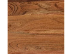 Mesa de centro de madera maciza 88x50x38 cm