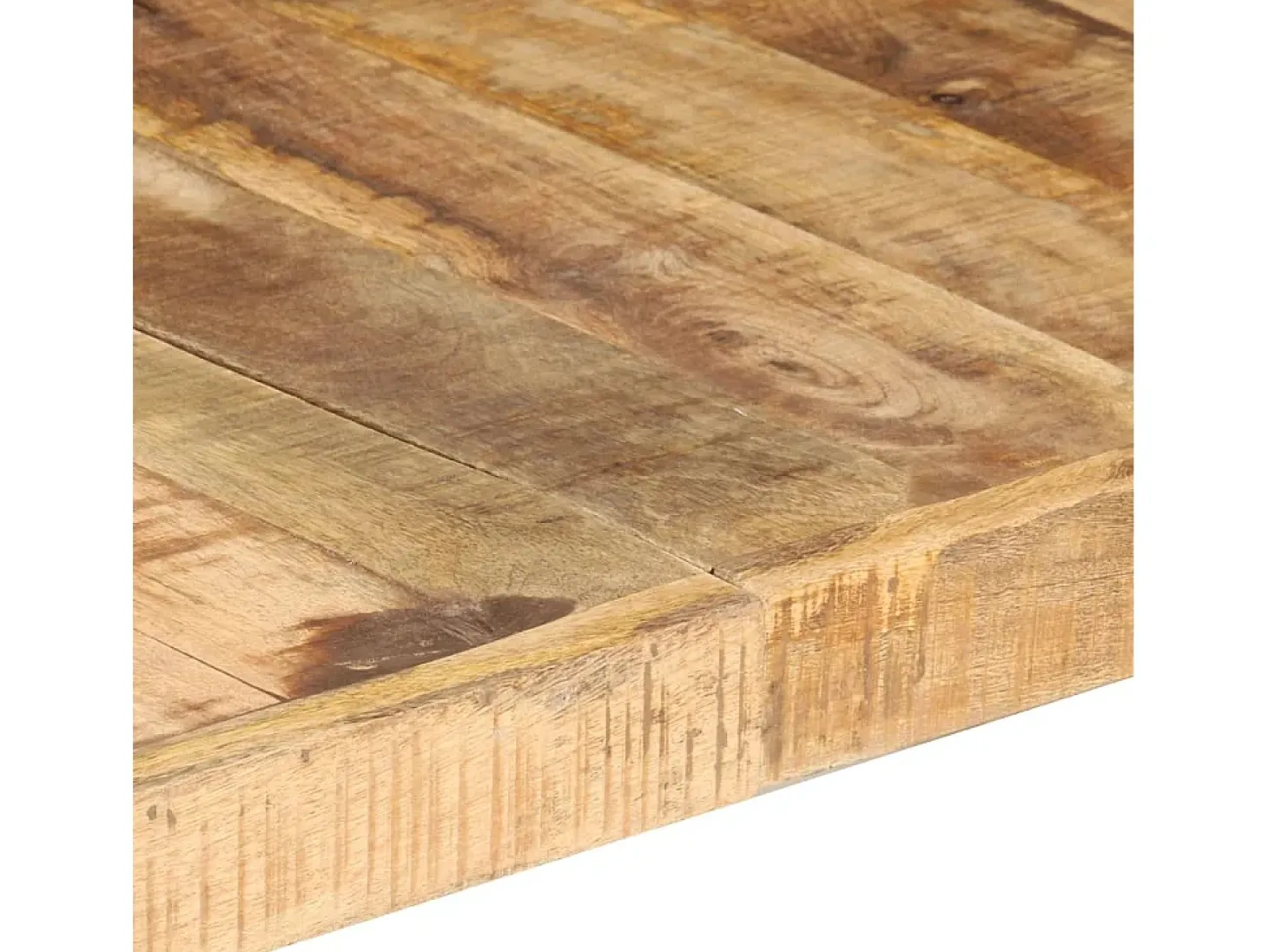 Mesa de centro de madera de mango rugosa 180x90x40 cm