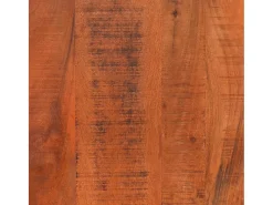 Mesa de centro de madera maciza de mango rugosa Ø 52x30 cm