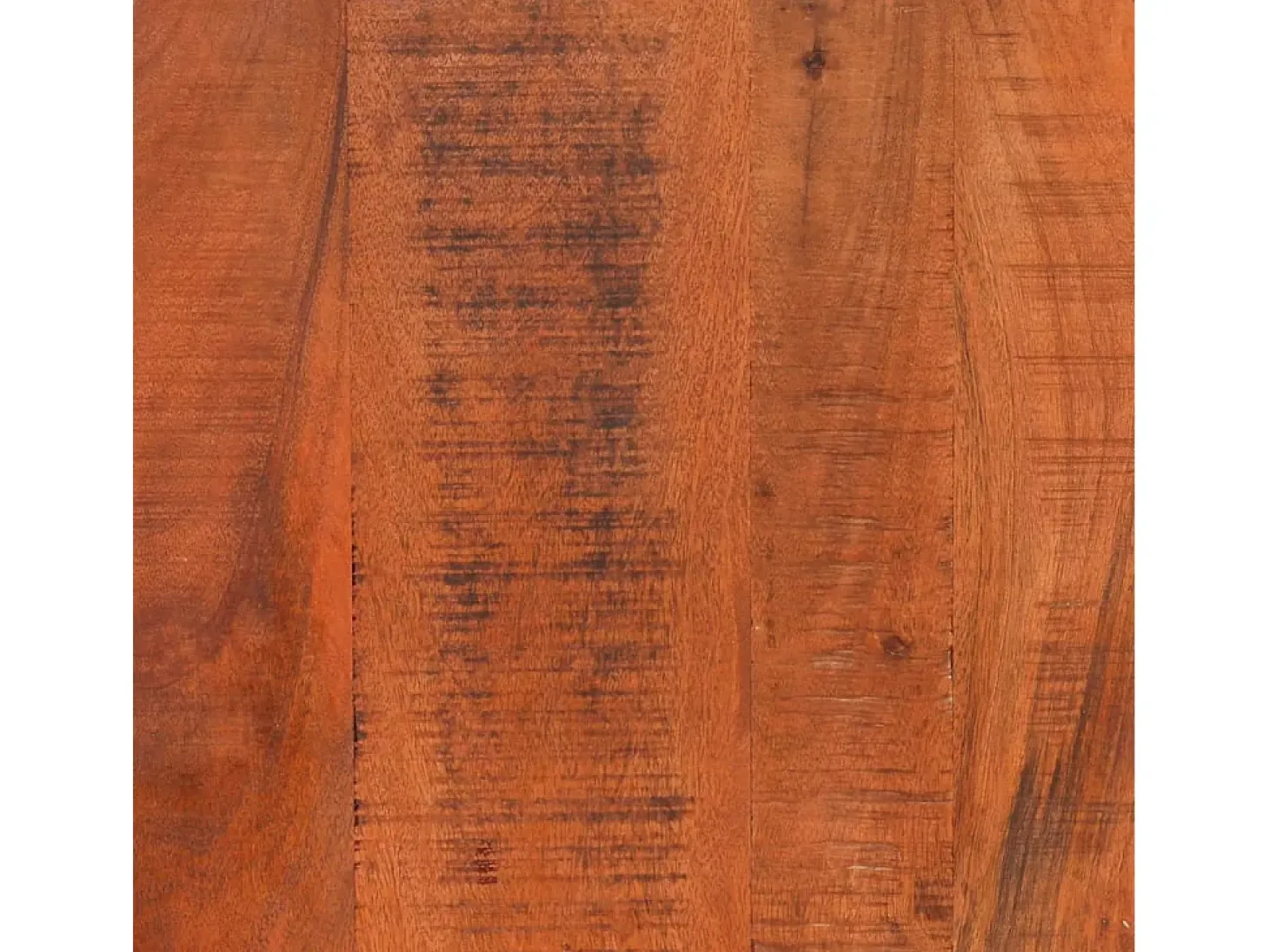 Mesa de centro de madera maciza de mango rugosa Ø 52x30 cm