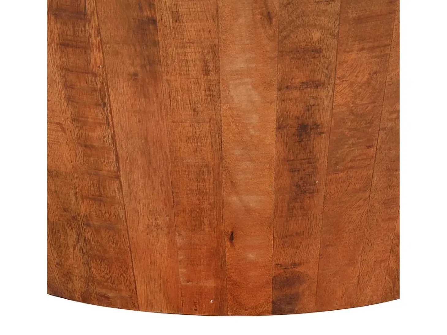 Mesa de centro de madera maciza de mango rugosa Ø 52x30 cm