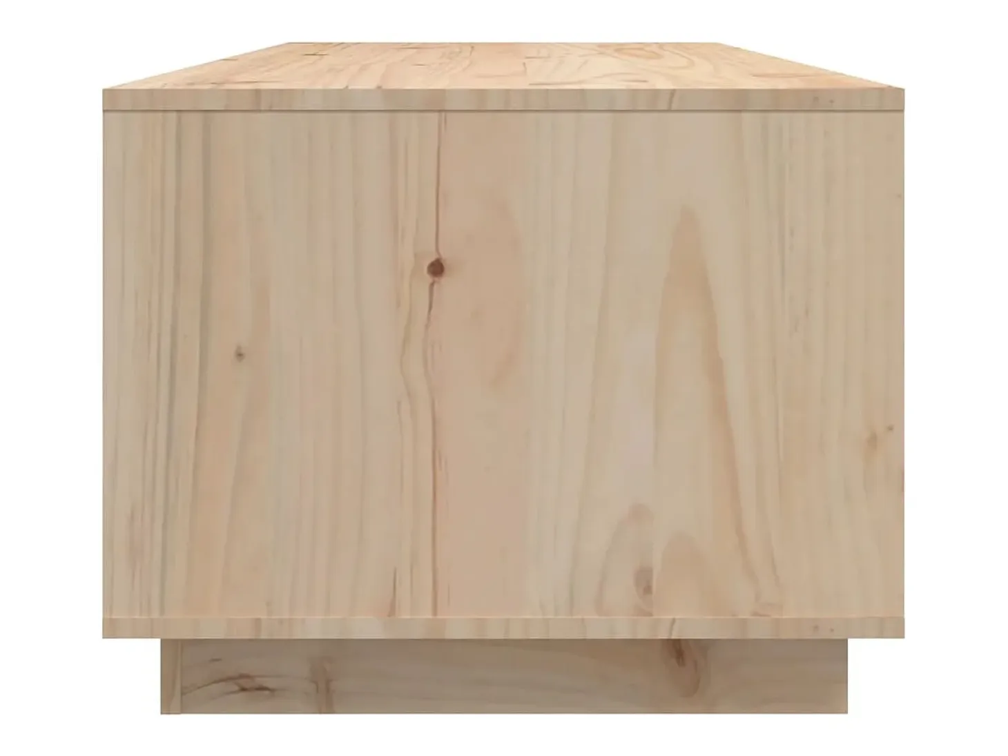 Mesa de centro de madera maciza de pino 110x50x40 cm