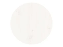 Mesa de centro de madera maciza de pino blanco Ø40x60 cm