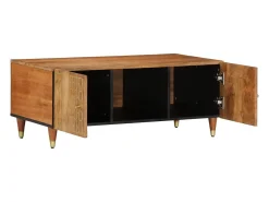 Mesa de centro de madera maciza mango 100x54x40 cm