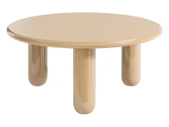 Mesa de centro de MDF - Beige lacado - BENESA