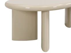 Mesa de centro de MDF - Beige lacado - TABEMI