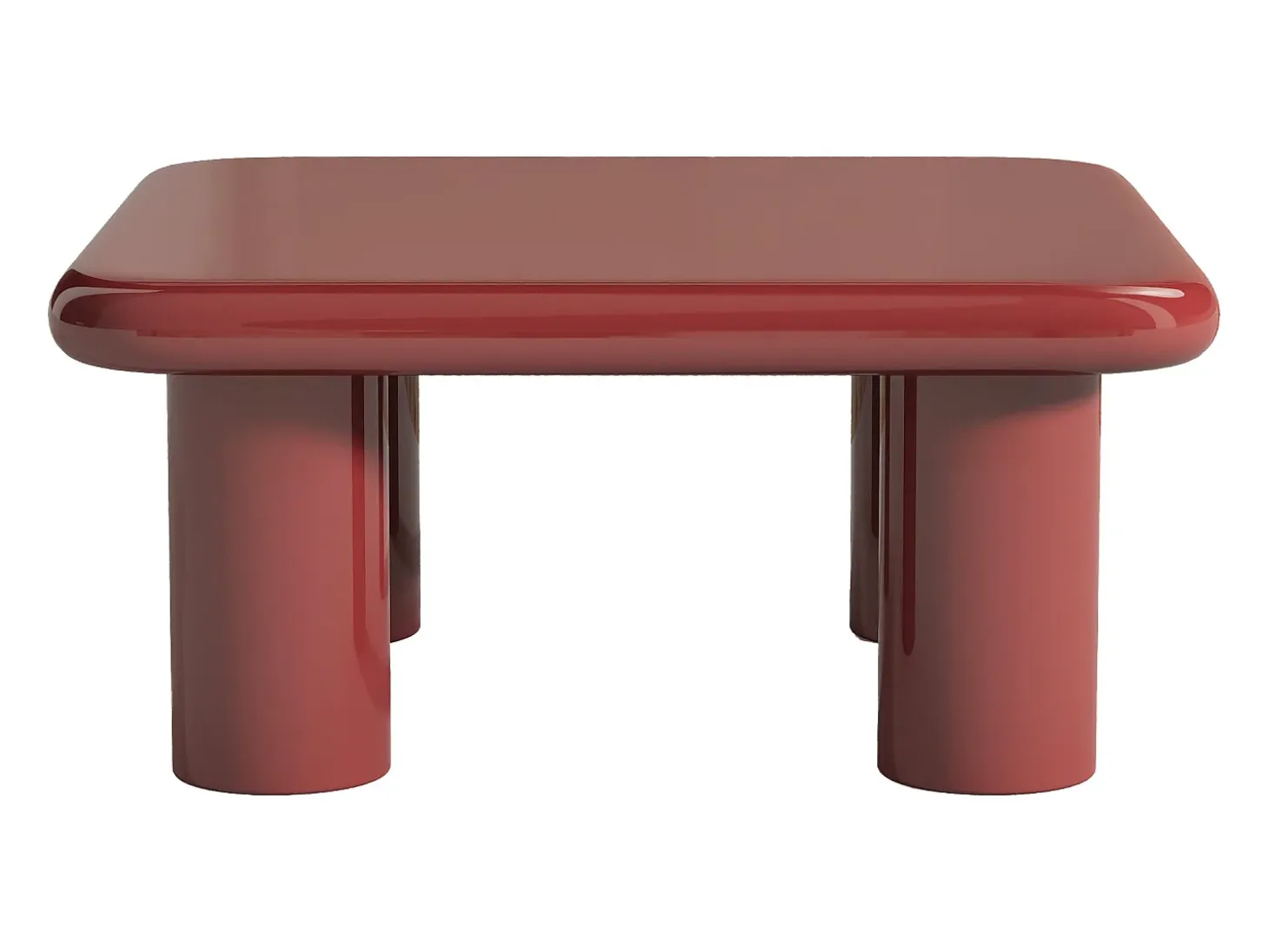 Mesa de centro de MDF - Burdeos lacado - TAMISDA