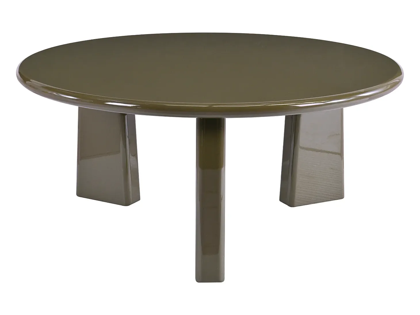 Mesa de centro de MDF - Caqui lacado - ZINAPA