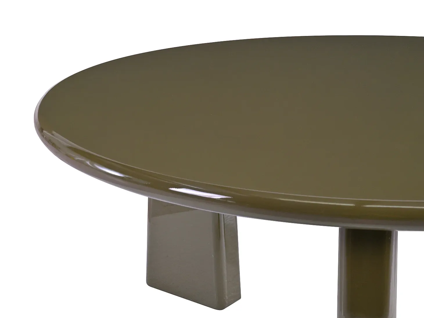 Mesa de centro de MDF - Caqui lacado - ZINAPA