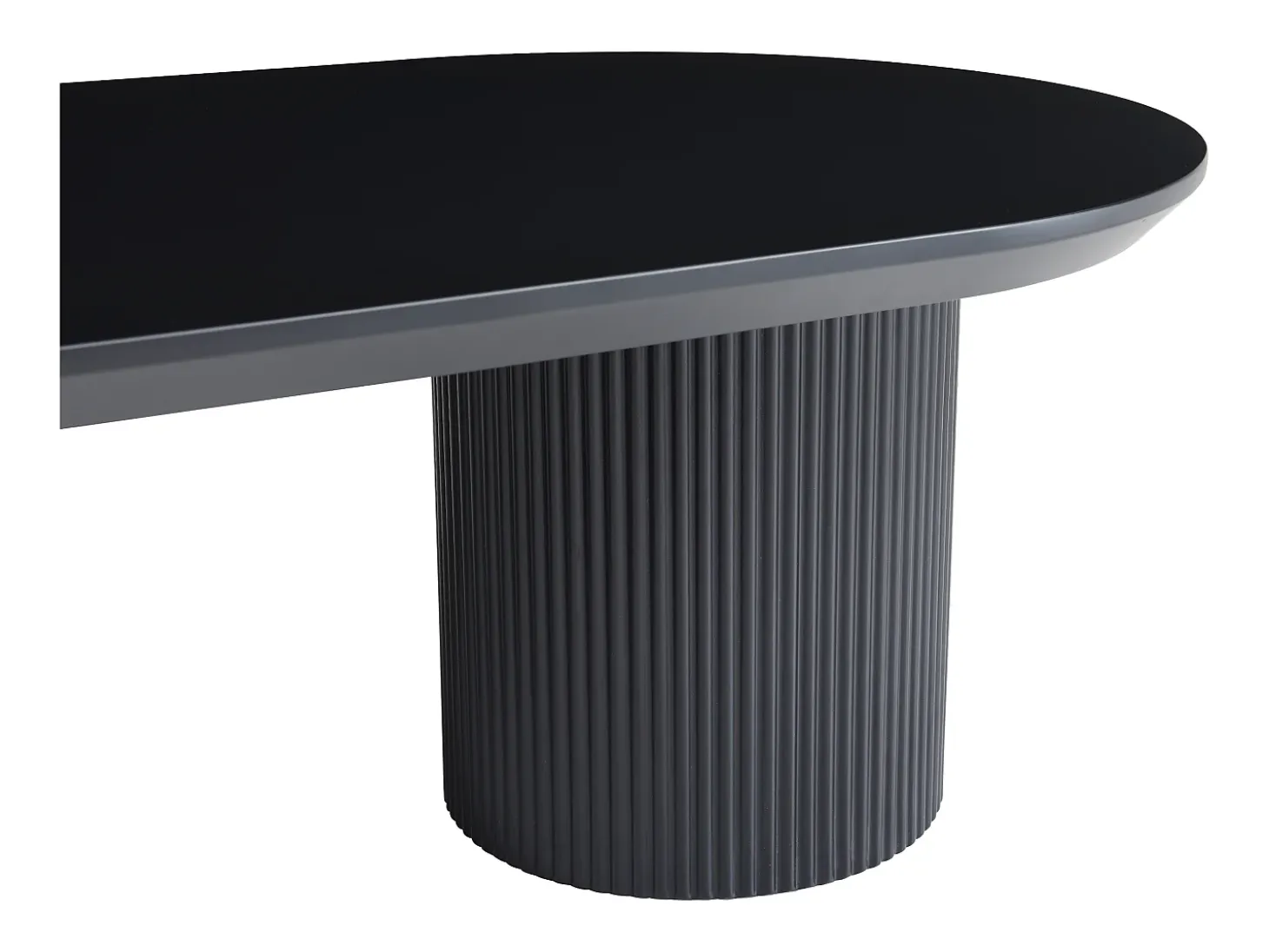 Mesa de centro de MDF - Negra - Diseño - LORIMILA