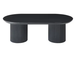 Mesa de centro de MDF - Negra - Diseño - LORIMILA
