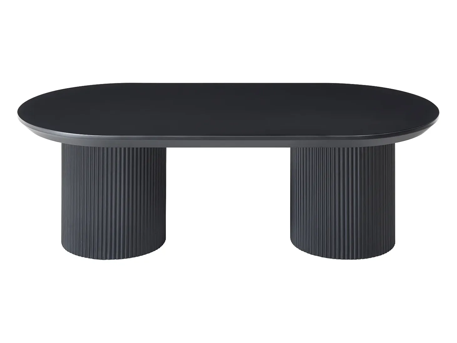 Mesa de centro de MDF - Negra - Diseño - LORIMILA