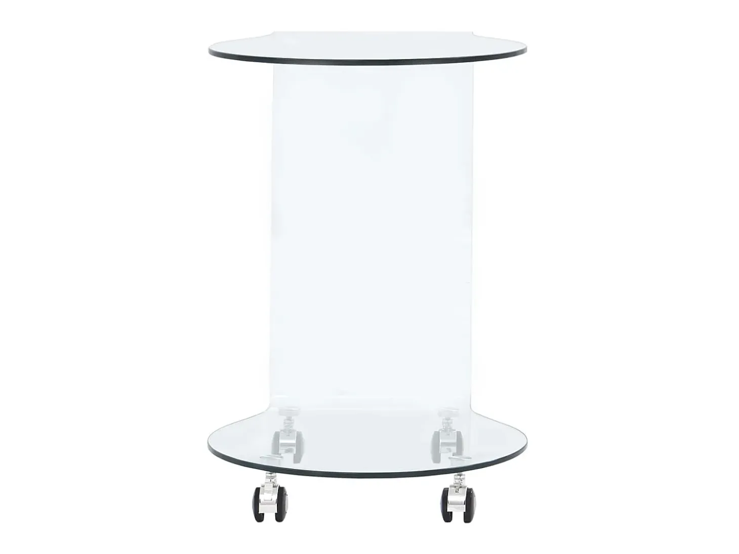 Mesa de centro de vidrio templado 45x40x58 cm ES52237