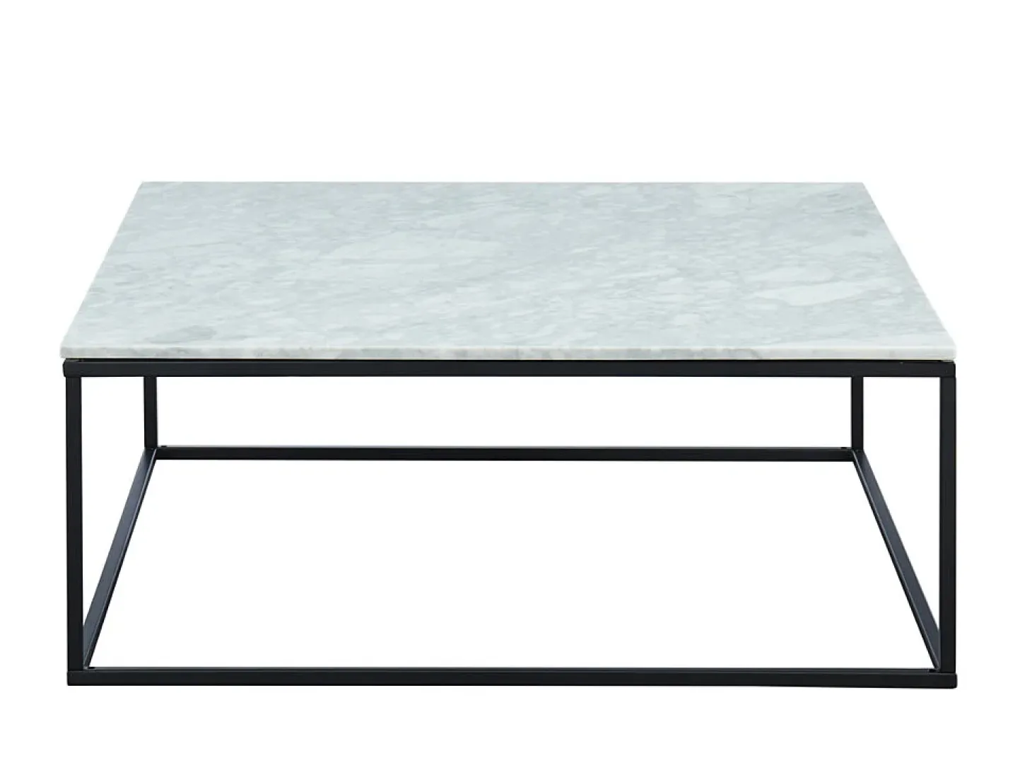 Mesa de centro design ARETHA - Mármol y metal - Bicolor