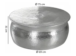 Mesa de centro elegante.