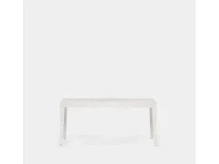 Mesa de centro fija de Lacado Blanco 45 x 100- Mara
