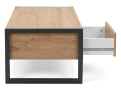 Mesa de centro industrial con cajón KOTOR