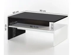 Mesa de centro industrial.
