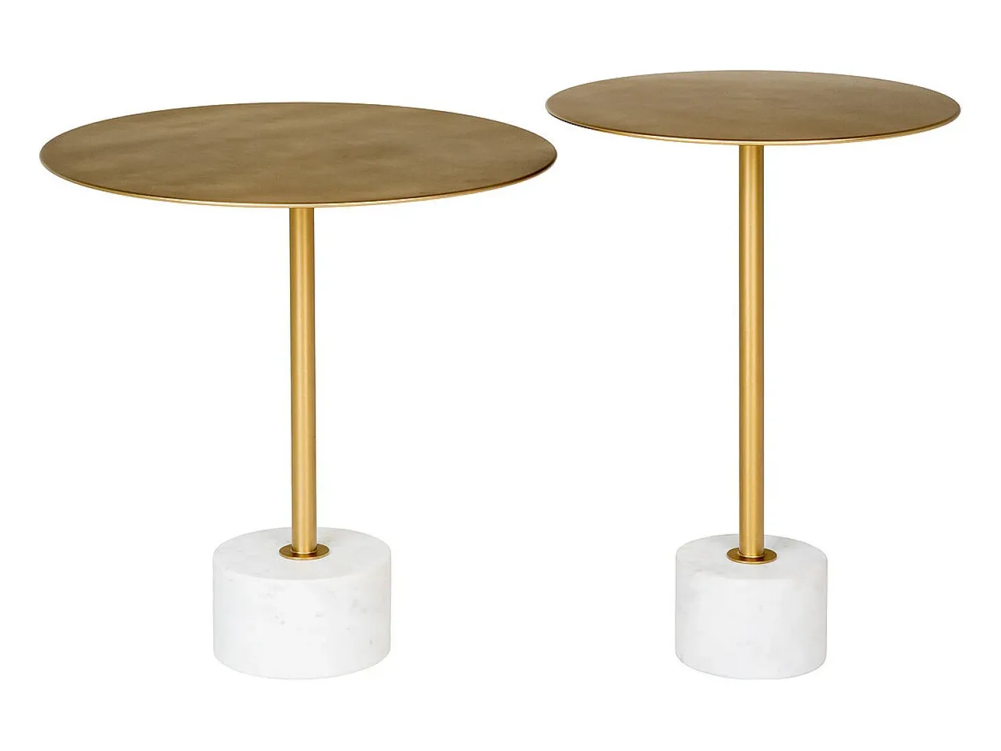 Mesa de Centro Lecco, Latón, 51x51x52 cm, Kendra Home