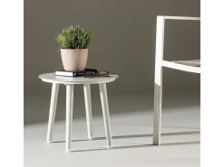 Mesa de centro Lina Ø40cm beige.