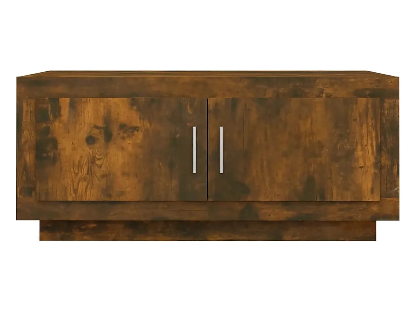 Mesa de centro madera contrachapada roble ahumado 102x50x45 cm