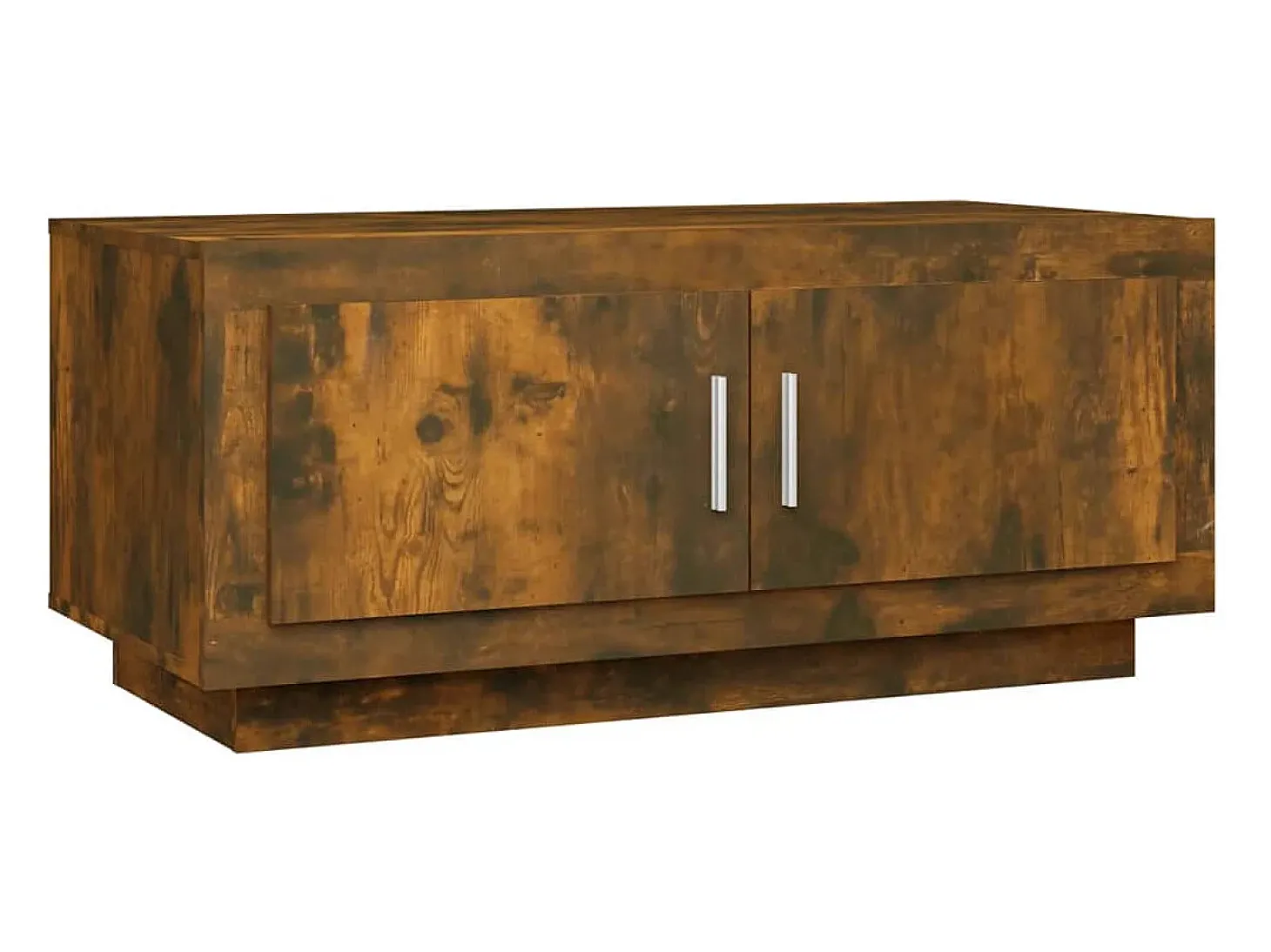 Mesa de centro madera contrachapada roble ahumado 102x50x45 cm