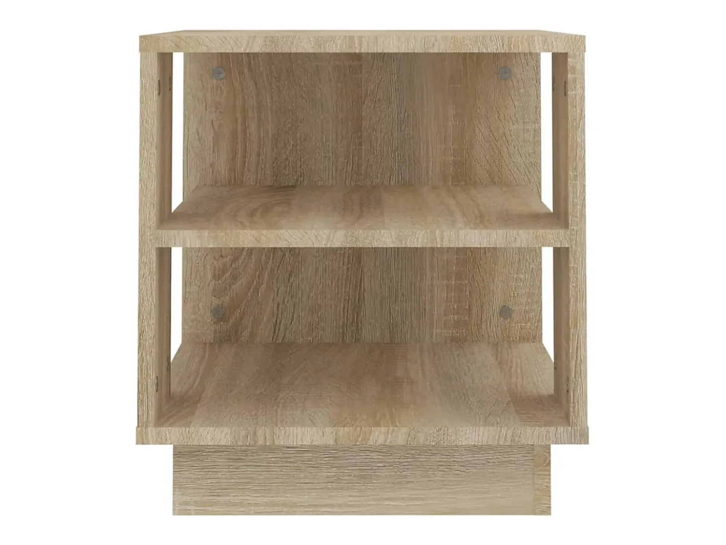 Mesa de centro madera contrachapada roble Sonoma 40x40x43 cm