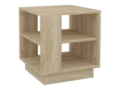 Mesa de centro madera contrachapada roble Sonoma 40x40x43 cm
