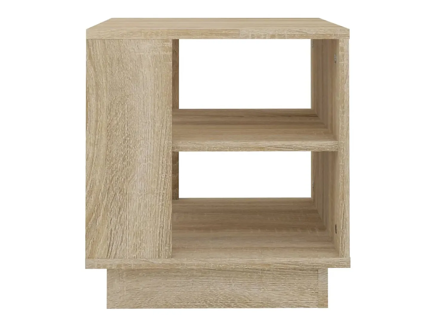 Mesa de centro madera contrachapada roble Sonoma 40x40x43 cm