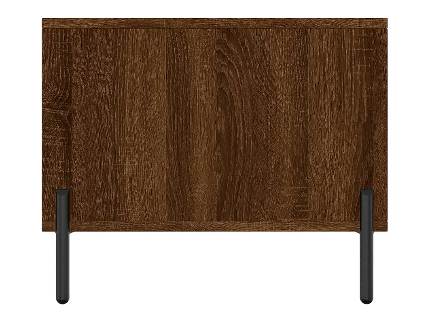 Mesa de centro madera contrachapada roble marrón 90x50x40 cm