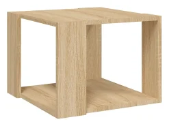 Mesa de centro madera contrachapada roble Sonoma 40x40x30 cm