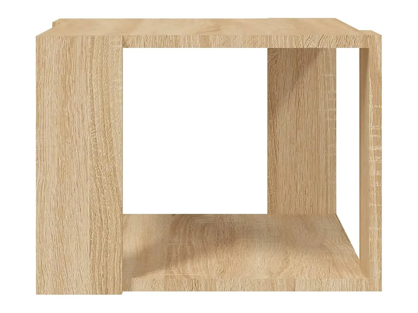Mesa de centro madera contrachapada roble Sonoma 40x40x30 cm