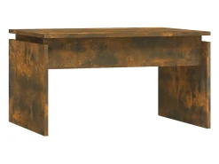 Mesa de centro madera contrachapada roble ahumado 68x50x38 cm