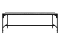 Mesa de centro madera contrachapada gris Sonoma 100x50x35 cm