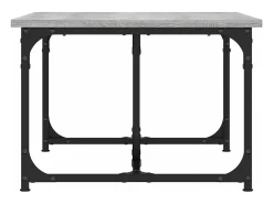 Mesa de centro madera contrachapada gris Sonoma 90x50x35 cm
