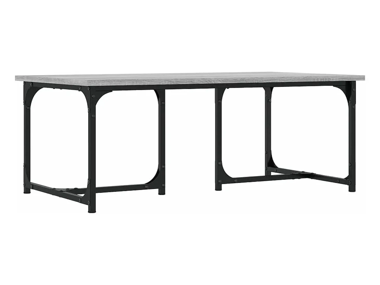 Mesa de centro madera contrachapada gris Sonoma 90x50x35 cm