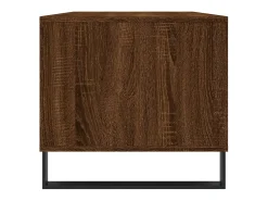 Mesa de centro madera contrachapada roble marrón 90x49x45 cm